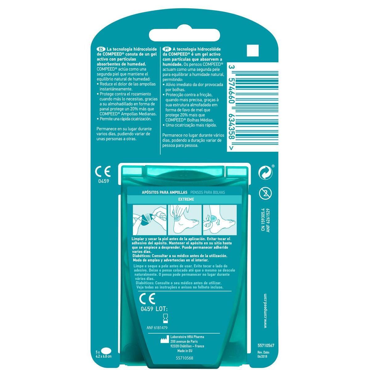 COMPEED AMPOLLAS EXTREME 5 UD 2/2