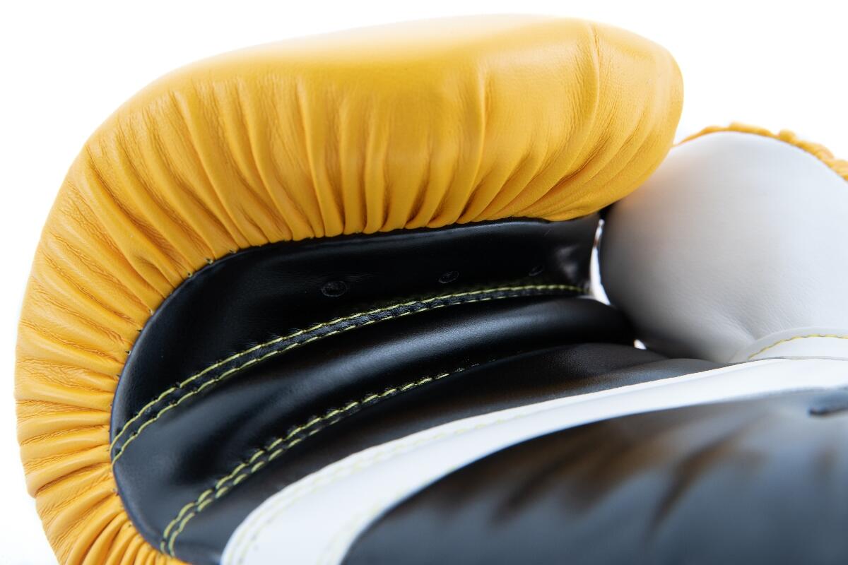UFC PRO Trainings-Boxhandschuhe – Gelb/Schwarz – 12OZ 3/7