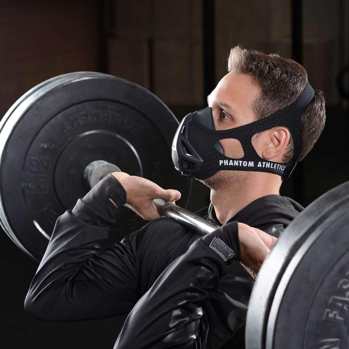 Maschera da allenamento Phantom – Nero – S 3/7