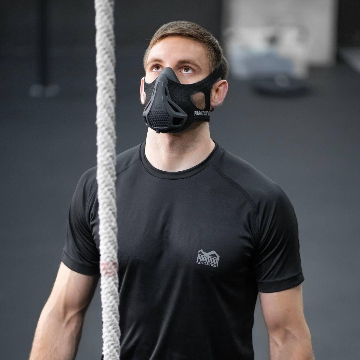 Maschera da allenamento Phantom – Nero – S 4/7