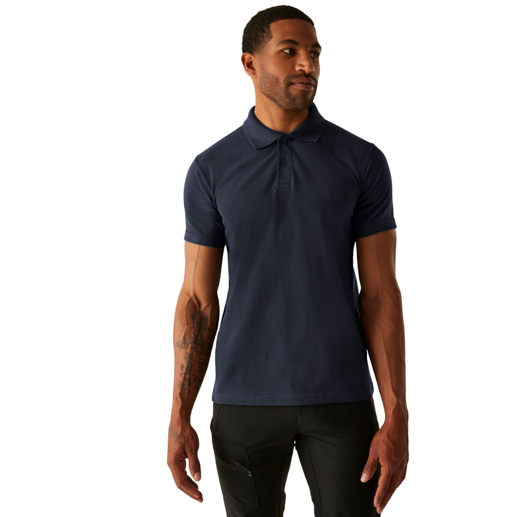 Poloshirt für Herren Marine 3/4