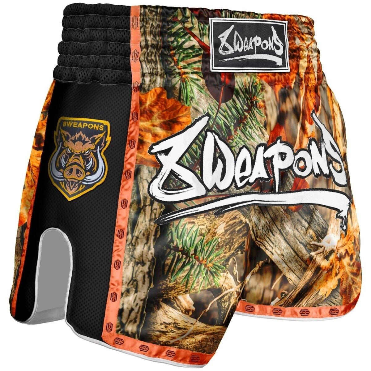 8 WEAPONS 8 WEAPONS Muay Thai Shorts, Hunter, Autumn Camo