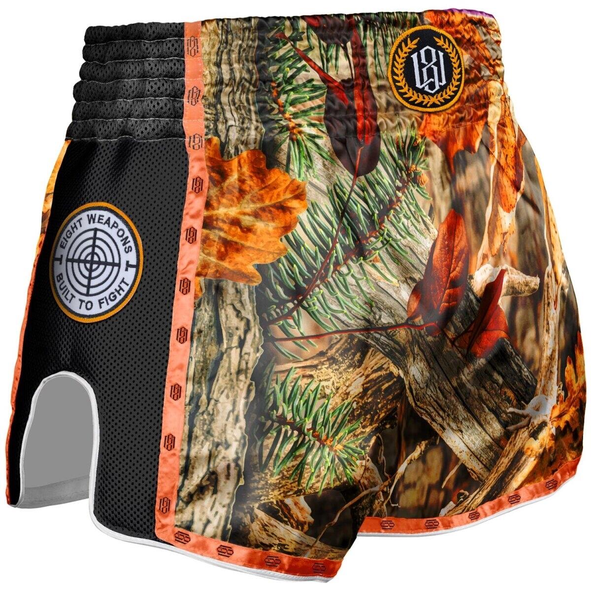 8 WEAPONS Muay Thai Shorts, Hunter, Autumn Camo 2/2