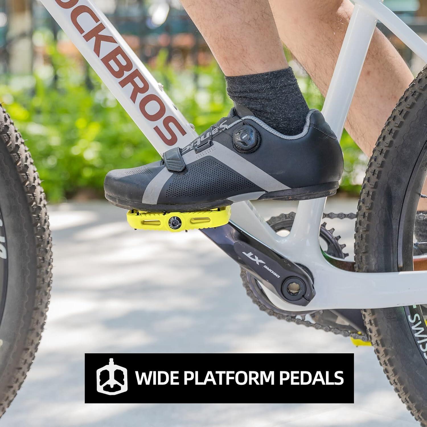 ROCKBROS Platte Fietspedalen VTT BMX 9/16 Nylon Antislip 6/7