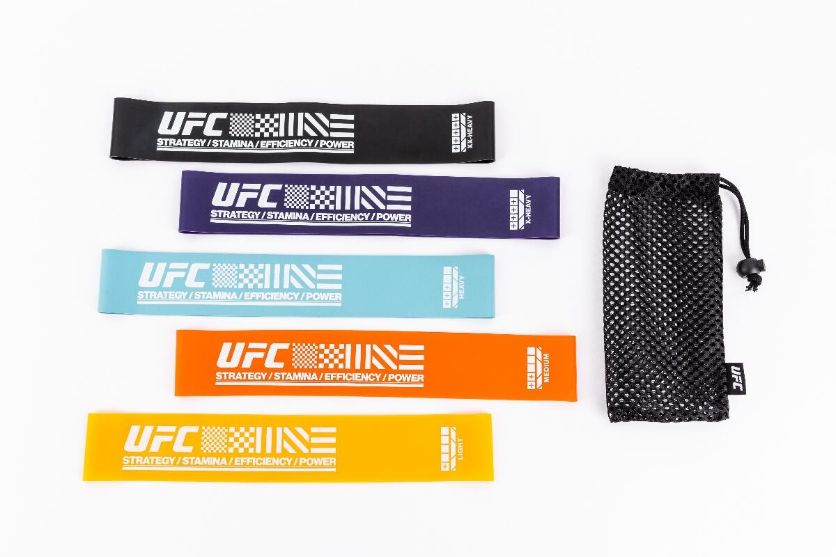 UFC Mini Widerstandsbänder – Set mit 5 Widerständen 3/4