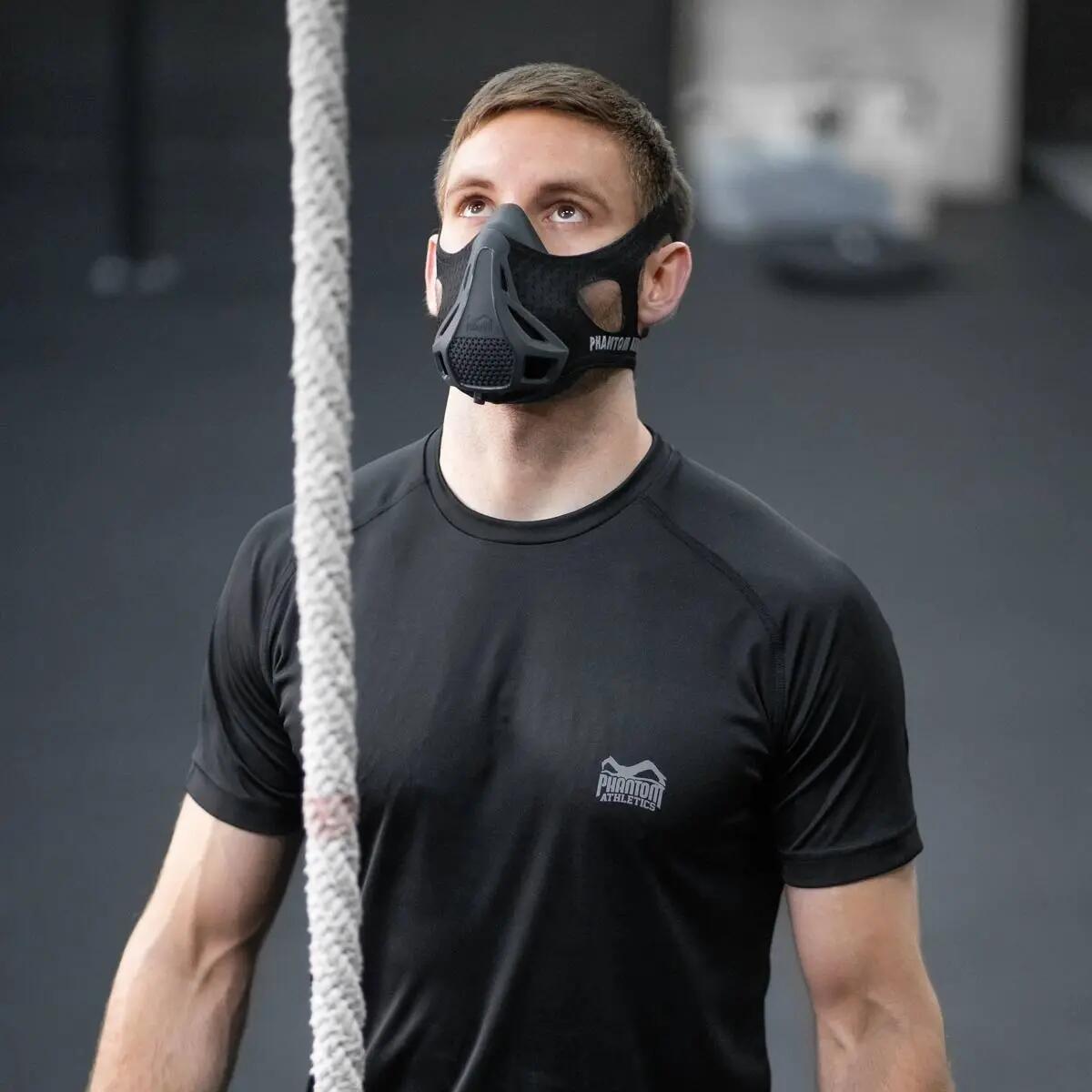 Trainingsmaske Phantom – Schwarz – L 4/10
