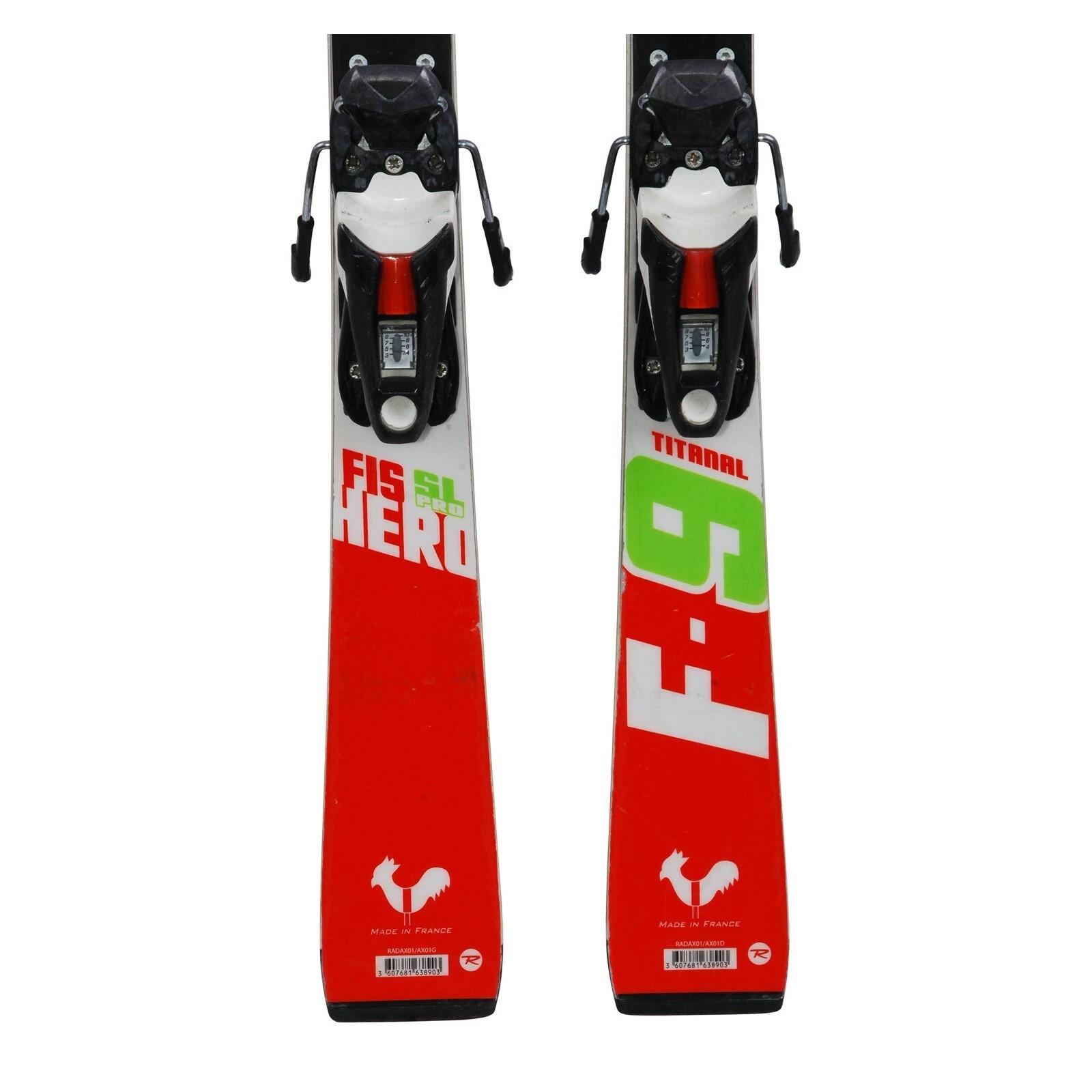 RECONDITIONNE - Ski Junior Rossignol Hero Fis Sl Pro + Fixations 4/4