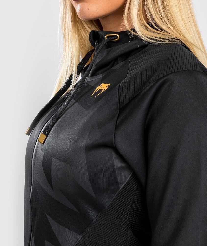 Venum Razor Hoodie - For Women - Black/Gold - M 2/7
