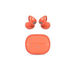 Écouteurs SPC Boost Clip Open-Ear, 26h d’autonomie, ENC, IPX5, Bluetooth, Orange