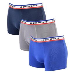 Lot de 3 Boxers Gris/Marine/Bleu Homme Le Coq Sportif Boxer