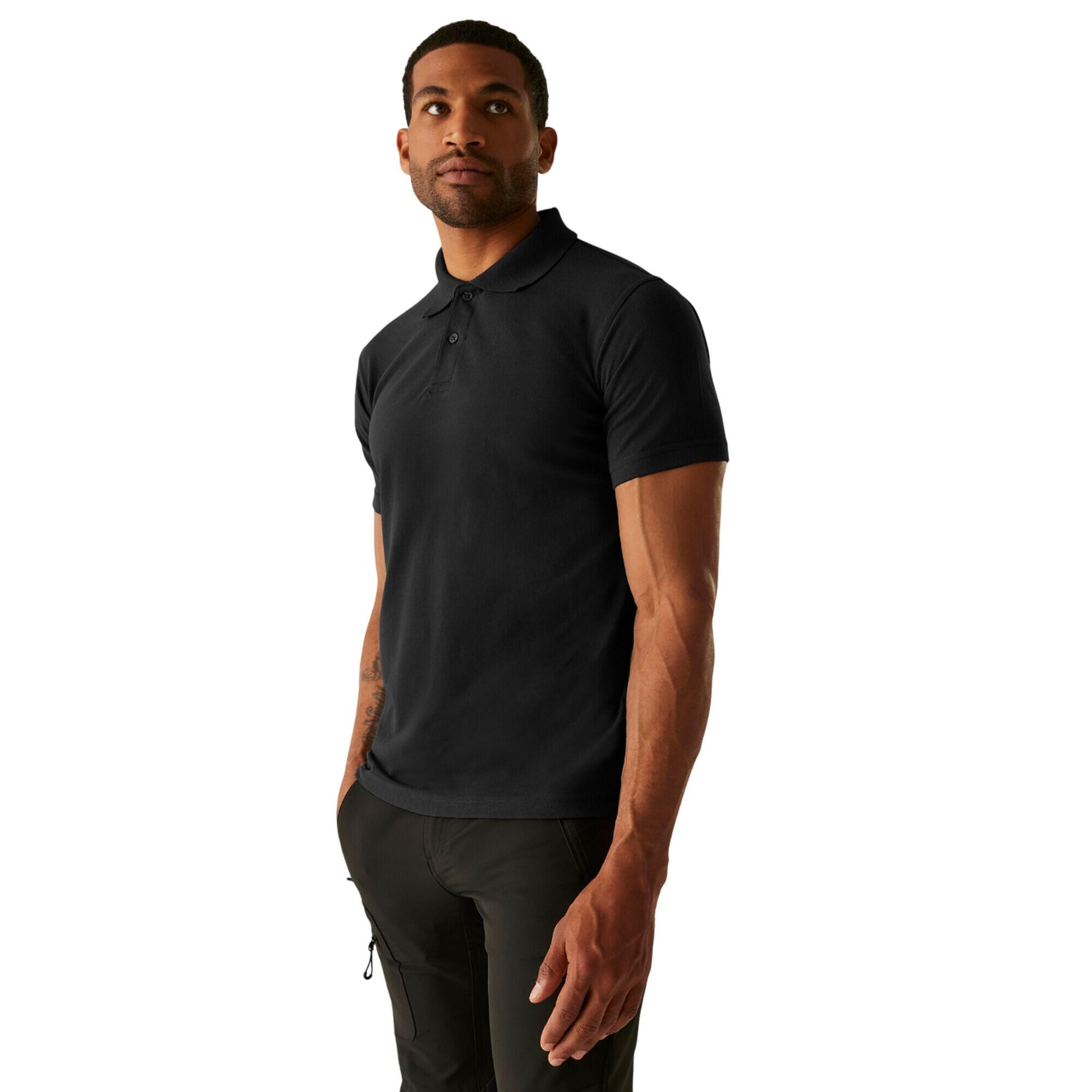 Maglietta Polo Uomo Regatta Professional Nero 3/4