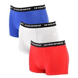 Lot de 3 Boxers Rouge/Gris/Bleu Homme Le Coq Sportif Boxer