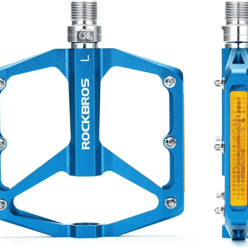 Non-Slip Bike Pedals with Reflectors