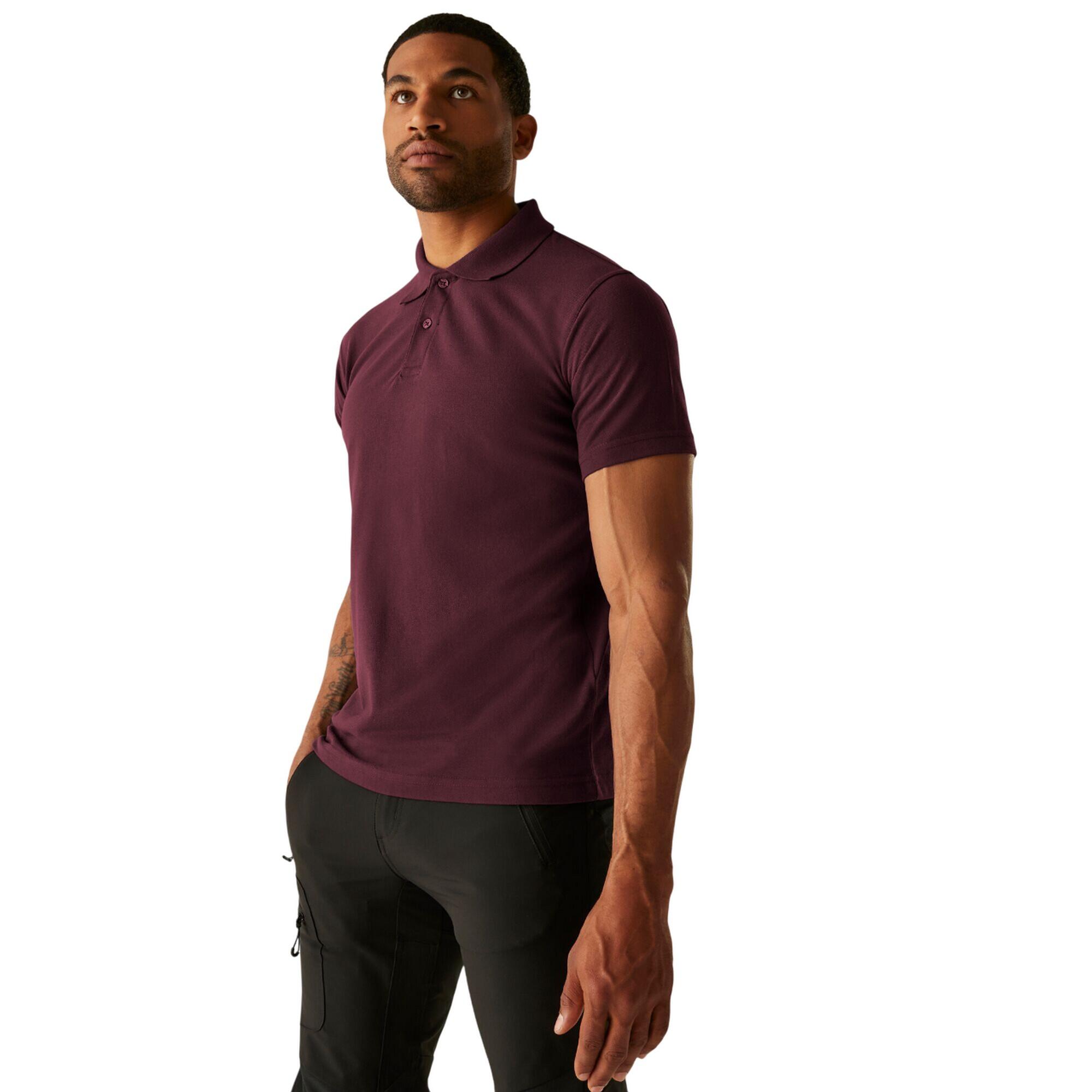Poloshirt für Herren Burgunderrot 4/4