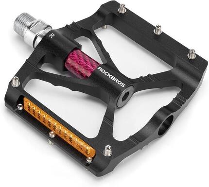 ROCKBROS 9/16 Pédales de vélo, Pédales de VTT en Alliage d'aluminium