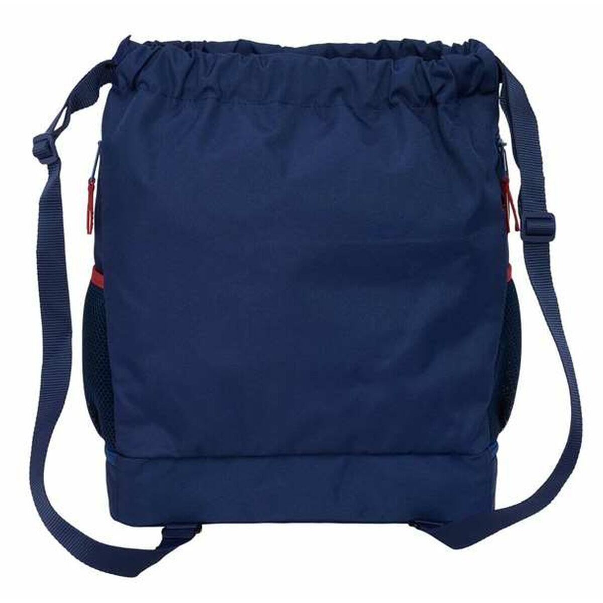 Zainetto con Cordini Safta Blu Marino 3/5