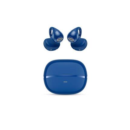 Écouteurs SPC Boost Clip Open-Ear, 26h, ENC, IPX5, Bluetooth, Bleu