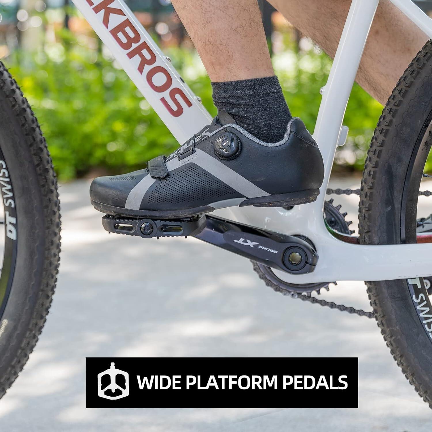 ROCKBROS Platte Fietspedalen VTT BMX 9/16 Nylon Antislip 6/7