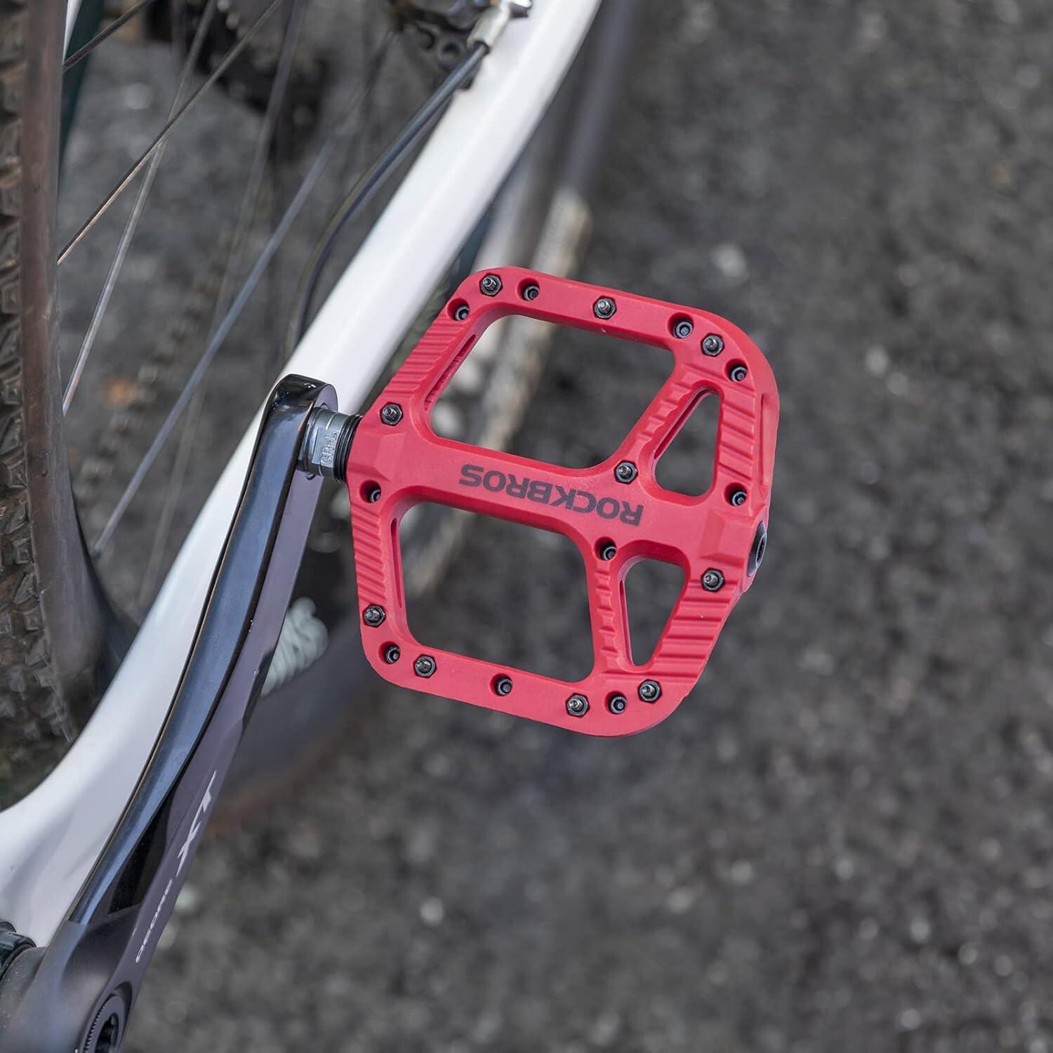Nylon-Mountainbike-Pedale mit breiter Plattform 3/3
