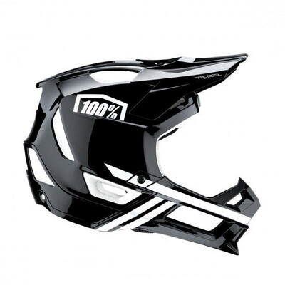 Heren 100% fietshelm trajecta zwart 100% helm