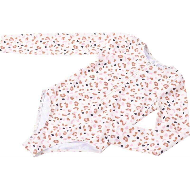 Swim Essentials Costume intero bambina per bambine con maniche più scuro khaki 2/6
