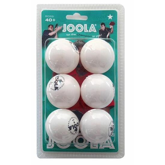 Balles de tennis de table Joola Rossi 40+ 6 pièces
