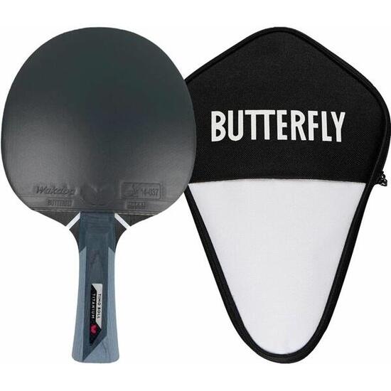 Butterfly Timo Boll Titanium Tischtennisschläger + Tischtennishülle Cell Case I