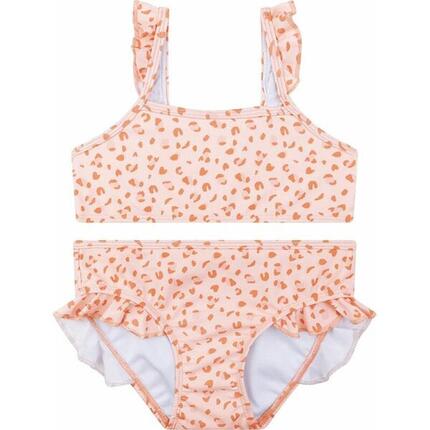 Swim Essentials UV-Bikini, für Mädchen altrosa Leoparden Muster 1–12 Jahre 86/92