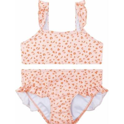 Swim Essentials UV-Bikini. für Mädchen altrosa Leoparden Muster 1–12 Jahre 86/92
