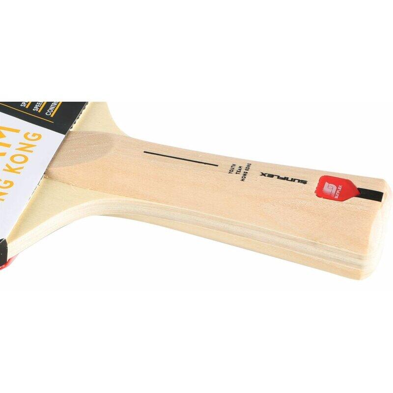 Sunflex Tischtennisschläger Youth Team Hong Kong + 3x SX+ Tischtennisbälle 3/4