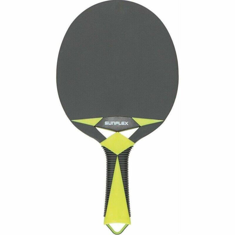 Sunflex Tischtennisplatte Outdoor blau + Netz + Tischtennisschläger + TT Bälle 2/5