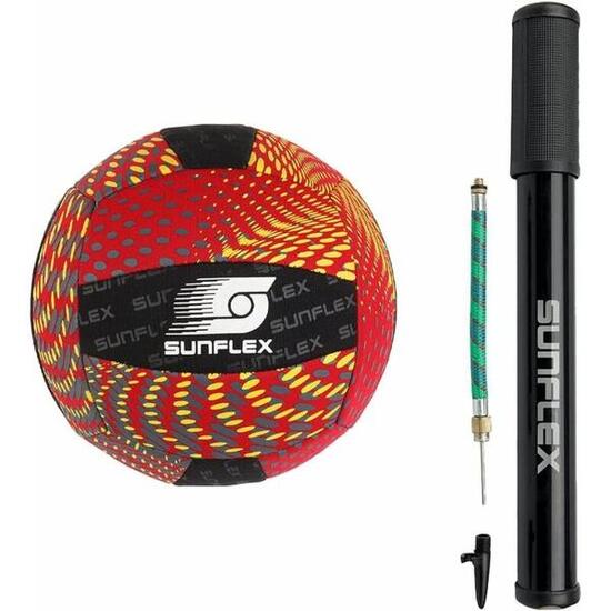 Sunflex Ball Splash Größe 3 rot inkl. Ballpumpe