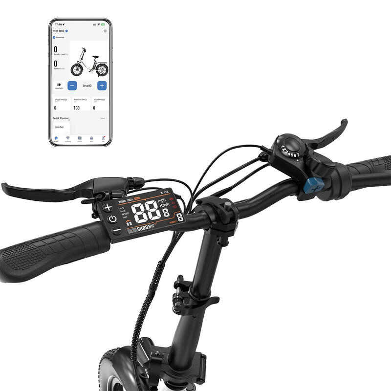 Rower elektryczny składany dla dorosłych 20'' E-Bike 36V 15,6Ah - RCB RK6