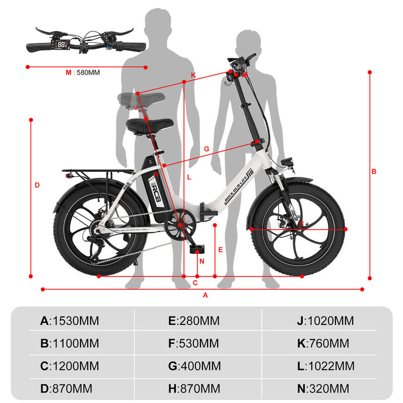 Vélo électrique Taille Cadre VÃ©lo Homme Vélos électriques Taille