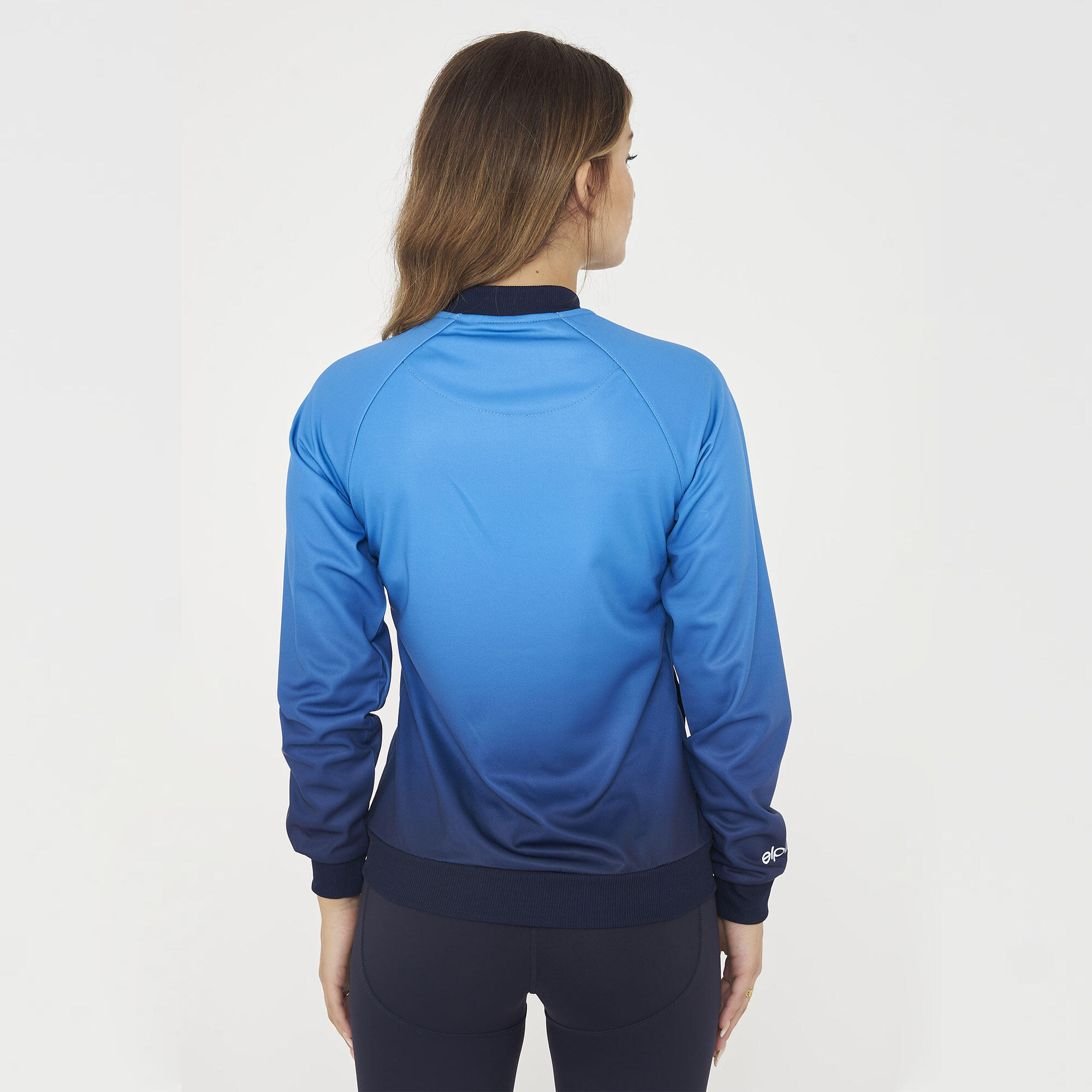 YSENTO Sportjack voor dames, hardloopjack, functionele jas, wandeljas, licht, lange mouwen, yoga, gym, sport, bovendeel, ademend, met duimgat, roze, XL