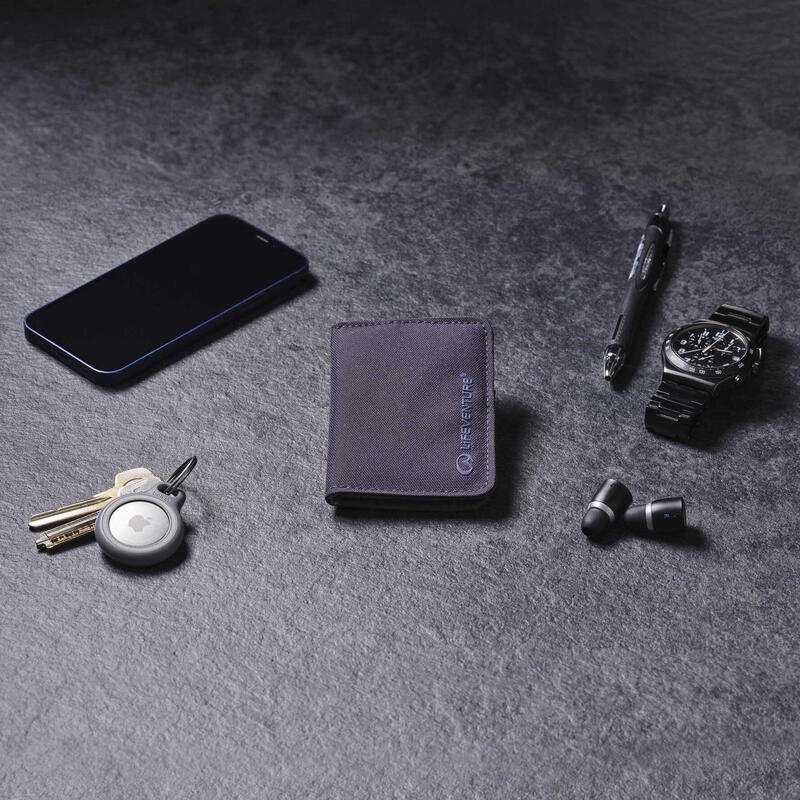 Portfel Rfid Card Wallet Recycled - Navy Blue