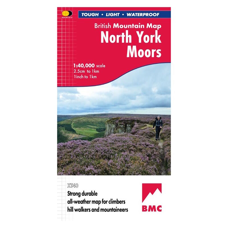 HARVEY MAPS British Mountain Map - North York Moors