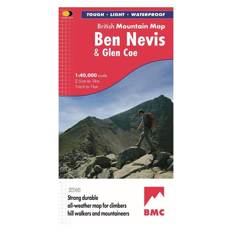 HARVEY MAPS British Mountain Map - Ben Nevis & Glen Coe