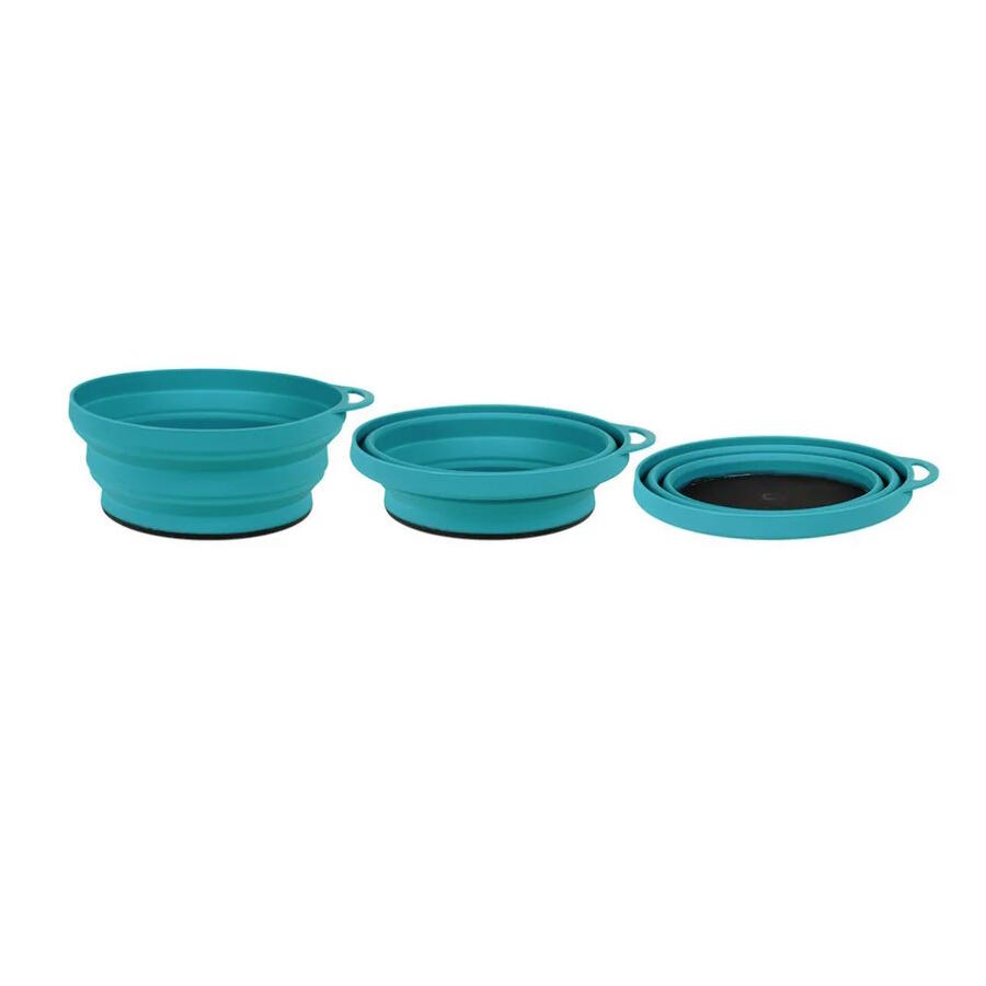 Bol pliable Lifeventure en silicone alimentaire, base nylon rigide 170x140x65 mm 2/2
