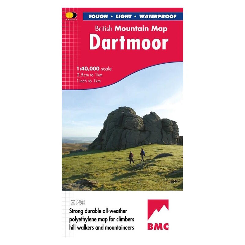 HARVEY MAPS British Mountain Map - Dartmoor
