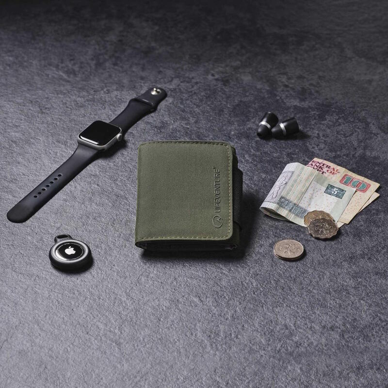 Portfel Rfid Wallet Recycled - Olive