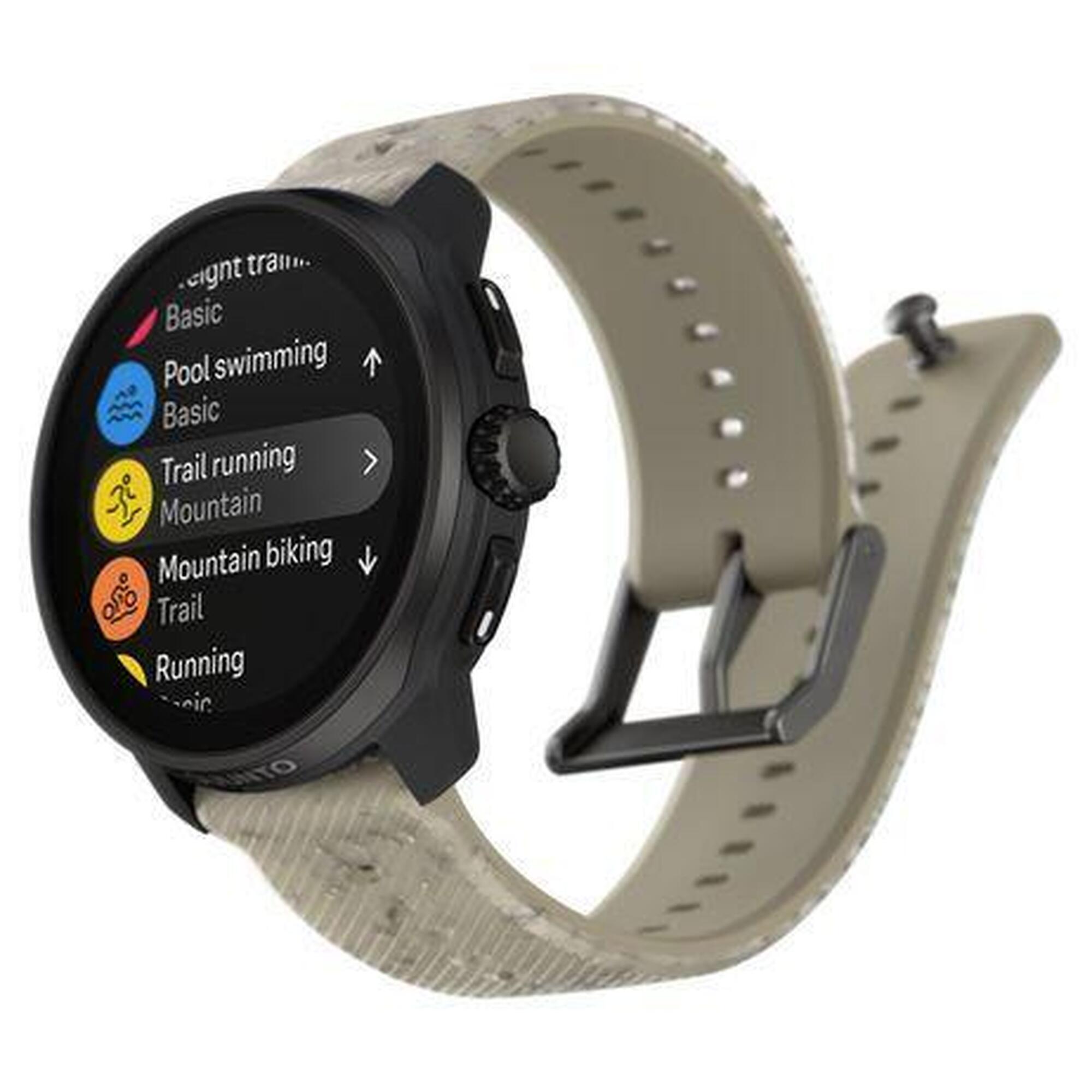 Montre GPS Suunto Race S Gravel Gray - Beige