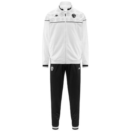 Tuta da bambino in poliestere bianco da calcio