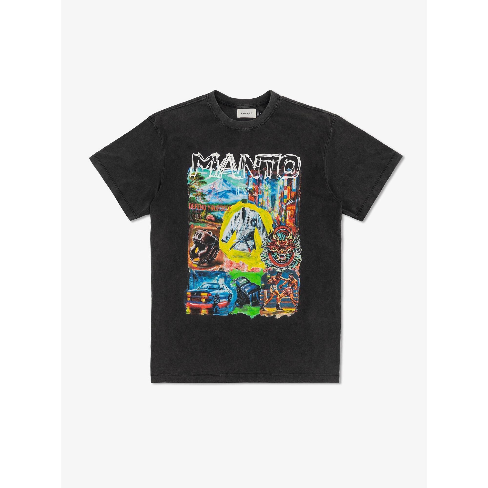 MANTO t-shirt IVO czarny XXL