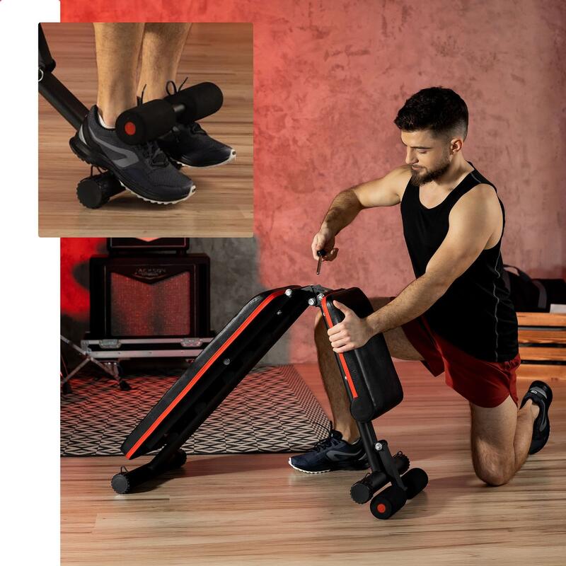 Ławka do ćwiczeń Hop-Sport HS-2030HB składana