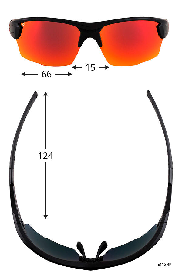 GOG - Lunettes de sport polarisées vélo unisexes UV400 4/6
