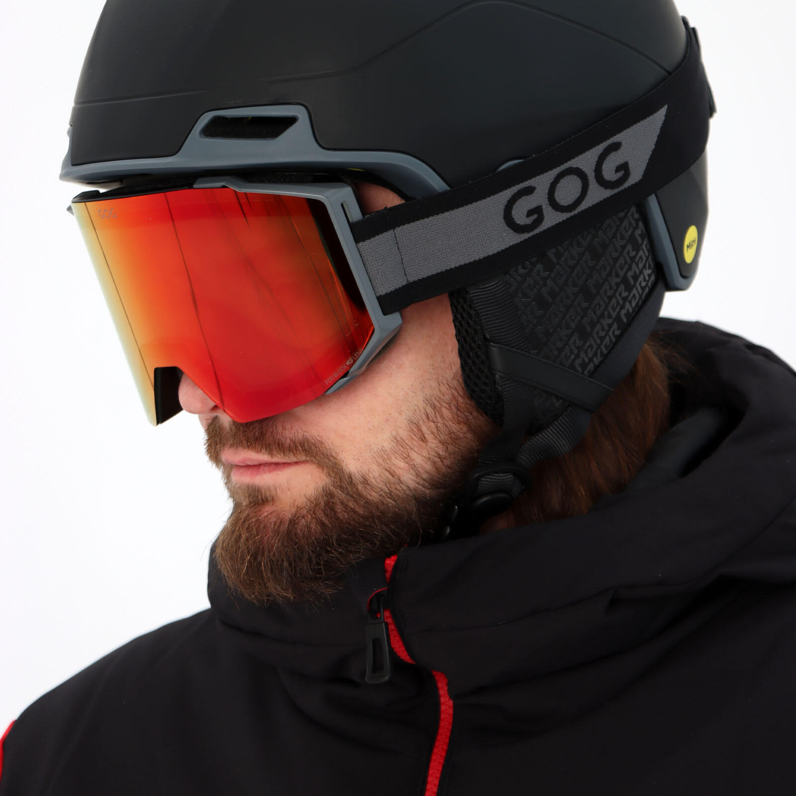 GOG - Masque de ski unisexe miroir anti-buée UV400 Stratus 6/7