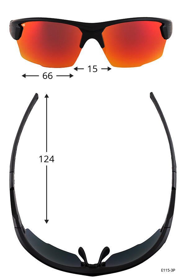 GOG - Lunettes de sport polarisées vélo unisexes UV400 3/7