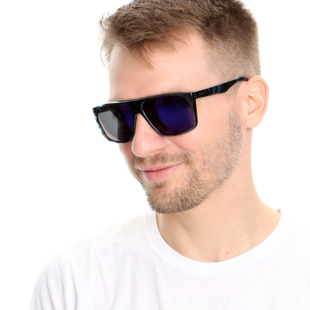 GOG - Lunettes de soleil unisexes polarisées miroir PC UV400 6/7