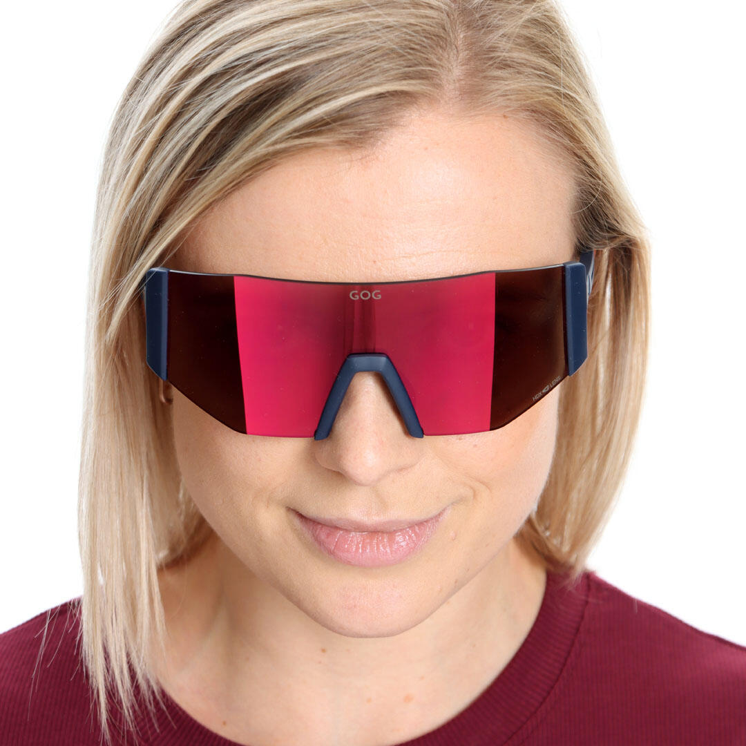 GOG - Lunettes vélo sport miroir contraste unisexe UV400 6/7